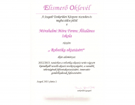 A robotika elismerése