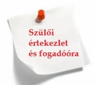 Szülői értekezletek és fogadóóra